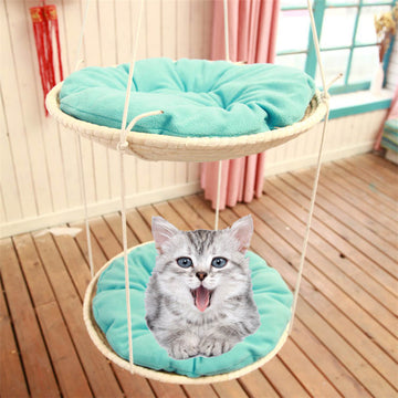 Cat 2-Layer Hemp Rope Hammock
